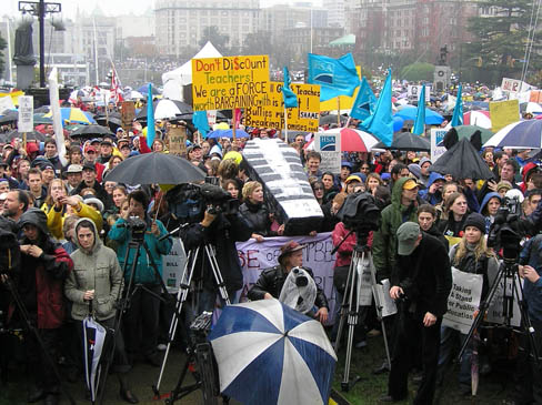 BC Teachers' Rally