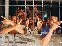 Gang Members in a Central American Jail