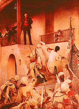 The Death of General Gordon at Khartoum, 1885