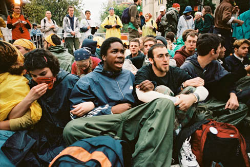 Son of Nun at a Protest