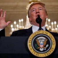 U.S. President Donald Trump speaks during a "Made in America" products showcase event at the White House in Washington, U.S., July 17, 2017.Carlos Barria