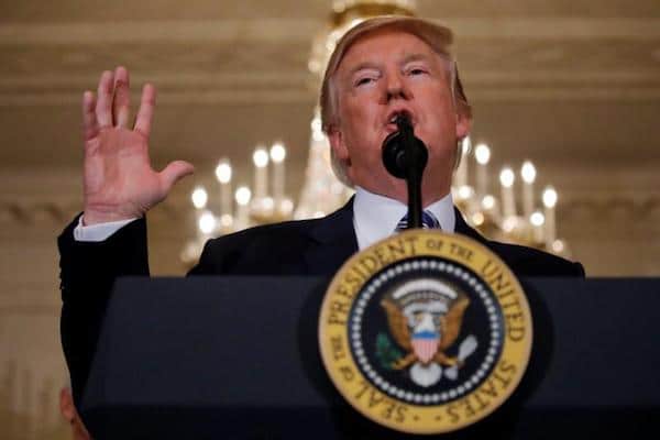 | US President Donald Trump speaks during a Made in America products showcase event at the White House in Washington US July 17 2017Carlos Barria | MR Online