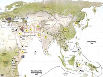 | Map from US chief of staff published by Thomas P M Barnett in 2003 | MR Online