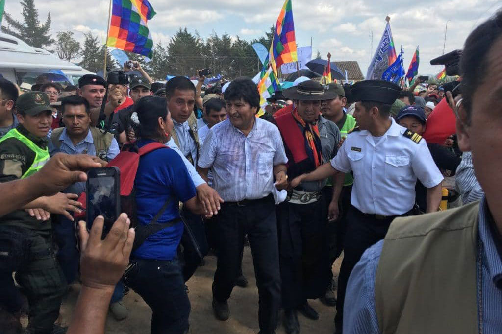 | Evo Morales in a parade to celebrate the life of Che Guevara | MR Online