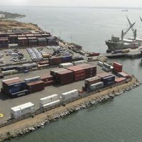 Port in the city of Maracaibo, Venezuela