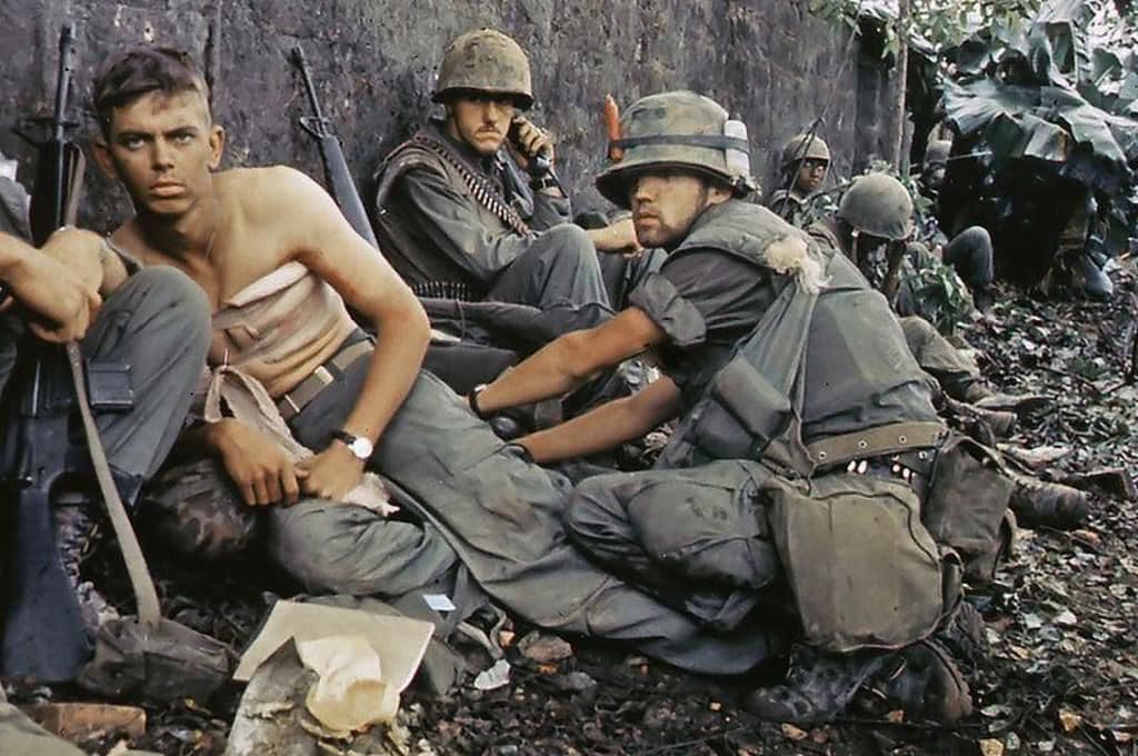 | A Marine receives medical treatment in Vietnam | MR Online