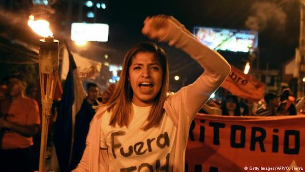 | Girl in protest Photo Credit Deutsche Welle | MR Online