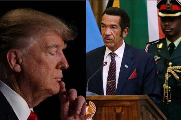 | President Ian Khama of Botswana and Trump | MR Online