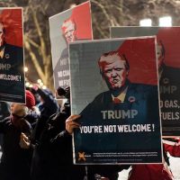 | Demonstrators in Zurich this week While many are poised to recoil at President Trumps arrival in Davos this week much of the moneyed elite there are willing to overlook what they portray as the presidents rhetorical foibles in favor of the additional wealth he has delivered to their coffers Ennio LeanzaEuropean Pressphoto Agency | MR Online