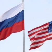 America Russia flag.