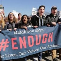 Student marchers #ENOUGH