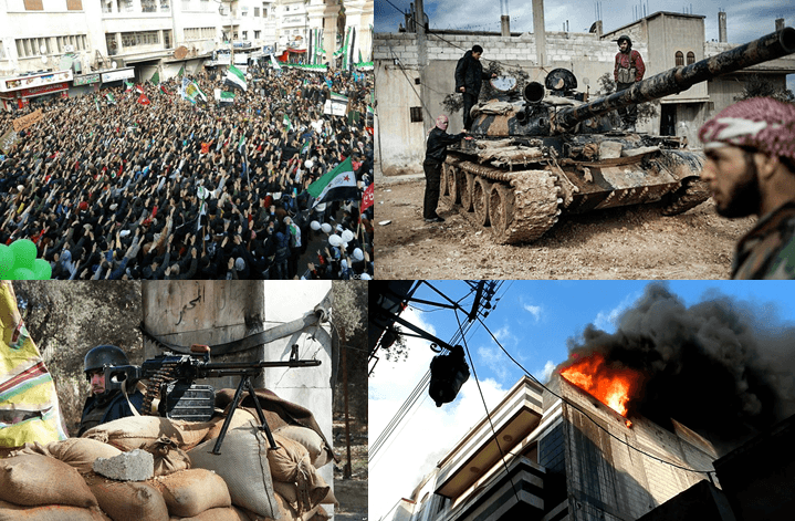 | Syrian Civil War collage | MR Online