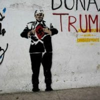 Trump graffiti