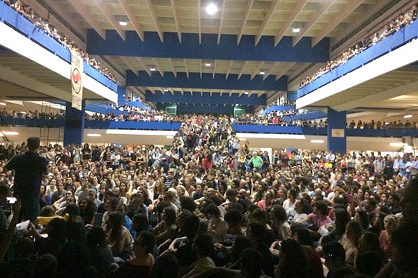 | Students in São Paulo debating resistance to Bolsonaro after the election Pic Margarida Salomão on Twitter | MR Online