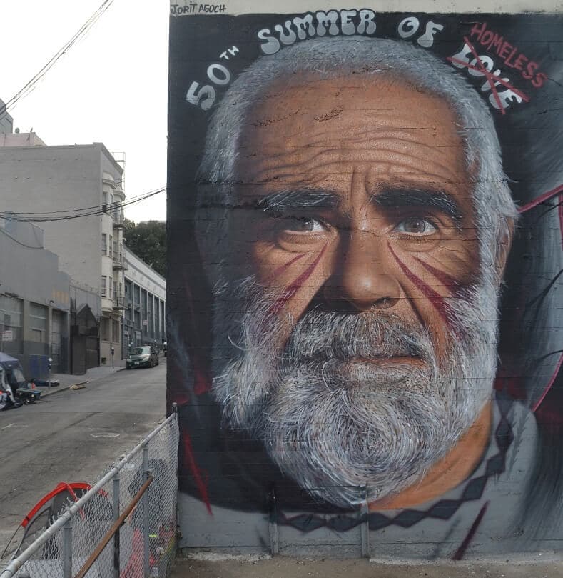 | Jorit also paints murals that show the human dimension of social issues like that of homelessness Society is dangerously moving away from the very essence of the human being a move he said he condemns through his art PhotoJorit | MR Online