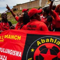 1 December 2018: People in the eNkanini settlement in Cato Manor were celebrating the opening of a new hall built with money raised by them and with Abahlali’s support. Giovanni Porzio