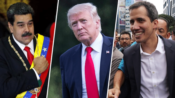 | From left to right Nicolas Maduro Donald Trump Juan Guaido Archive | MR Online