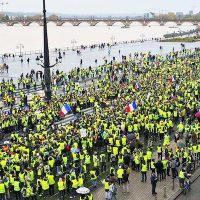 Gilets Jaunes in Bordeaux, France.CreditCaroline Blumberg:EPA, via Shutterstock.