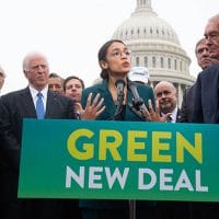 | US Representative Alexandria Ocasio Cortez Democrat of New York and US Senator Ed Markey R Democrat of Massachusetts | MR Online