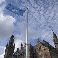 The Peace Palace, seat of the International Court of Justice, at The Hague, Netherlands