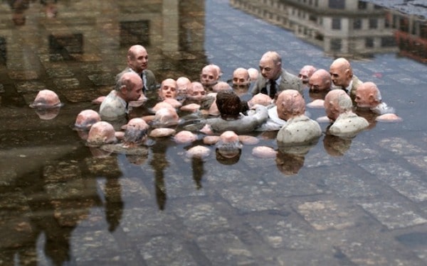 | Follow the leaders Berlin 2011 Art and photo by Isaac CordalFollow the leaders Berlin 2011 Art and photo by Isaac Cordal | MR Online