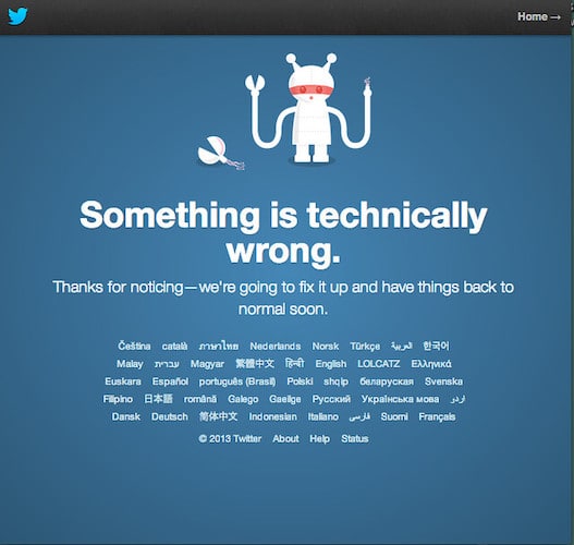 | John Jones Twitter Error | MR Online