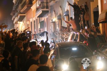 | Protesters outside the Governors residence Fortaleza Photo Four Two Photography David Diaz | MR Online