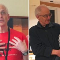 | Two aspects of Dan Clawson As an organizer and teacher and as the grandparent of Danny Left photo Paul Mange Johansen right Laura Clawson | MR Online