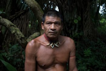 | Members of the Uru Eu Wau Wau including Arima and his son Awapu patrol for illegal land clearing The protected Uru Eu Wau Wau forests contain important river basins that feed the rest of the region including land used by cattle ranchers and soy farmersPhotos Gabriel Uchida | MR Online