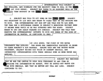 | Cable from the Thai black site describing the fifth continuous day of a prisoners torture of eight days | MR Online