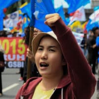 May Day rally, Jakarta 2019 | Risa Krisadhi:Zuma Press:PA Images