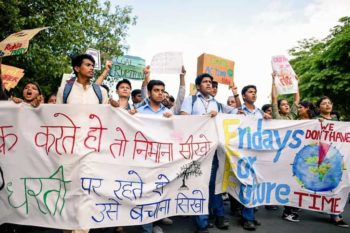 | Students protest in Delhi FridaysForFuture October 42019 Photo Twitter Friday4futureIN | MR Online