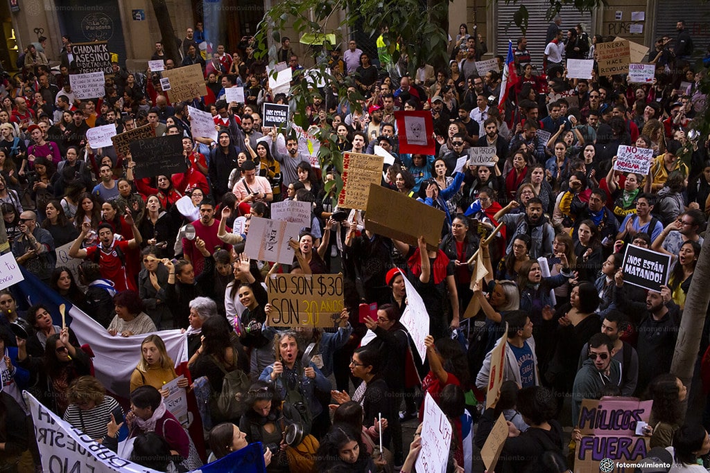 | Protests against president Miguel Juan Sebastián Piñera Echenique in Chile October 21 2019 | MR Online