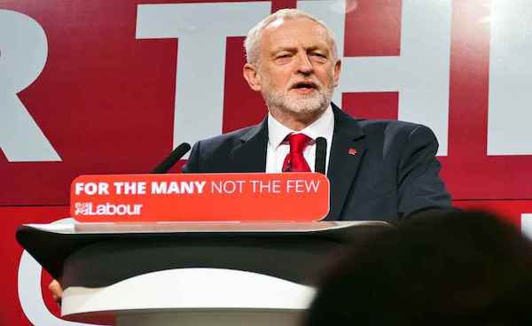 | Jeremy Corbyn speaking at the Labour Party election launch 2017 Photo wikimedia commons | MR Online