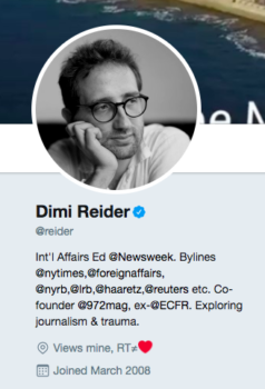 | Dimi Reider | MR Online