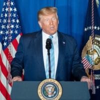 President Donald J. Trump delivers remarks on the death of Soleimani at Mar-a-Lago on Friday, January 3, 2010, in Palm Beach, Florida. (Official White House Photo by Shealah Craighead)