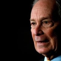 Mega-billionaire, Democratic presidential candidate, and former New York Mayor Michael Bloomberg speaks at a campaign stop at Eastern Market in Detroit, Michigan, on February 4, 2020. (Photo: Jeff Kowalsky/AFP/Getty Images)