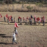 March organised by the MST in 2018 to demand former President Luiz Inácio da Silva’s release from jail. More than 5,000 landless workers marched over 50 kilometres in four days. Júlia Dolce