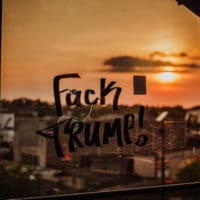 Flickr Fuck Trump / Rhode Island Ave MBT Pedestrian Bridge | Flickr