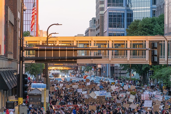 | Chad Davis Protest Protesters gather in downtown Minneapolis Unrest in Minneapolis over the May 25th death of George Floyd | MR Online