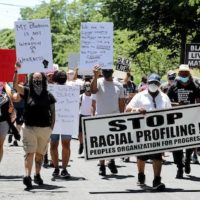 Residents of Maplewood, South Orange, and West Orange march on June 13, 2020 in South Orange, New Jersey.Protests continued across the nation for the 19th day in response to the death of George Floyd at the hands of a Minneapolis police officer. (Photo: Elsa/Getty Images)