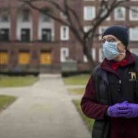 City University of New York (CUNY) campus in March 2020. Photo by Dave Sanders, Professional Staff Congress (PSC)