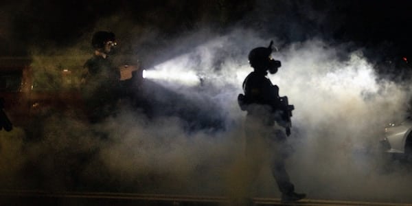 | Portland police take control of the streets in Portland Oregon on September 5 2020 Photo Paula BronsteinAP | MR Online