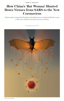 | Scientific American 6120 profiled the epidemiological achievements of virologist Shi Zhengli depicted as a villain in other media | MR Online