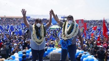 | The Movement Towards Socialisms MAS presidential ticket with Luis Arce and David Choquehuanca won a resounding victory in the general elections held on October 18 in Bolivia Photo Luis ArceTwitter | MR Online