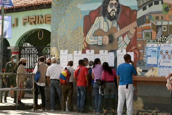 | Voting in Venezuelas elections Photo PSUV Facebook page | MR Online