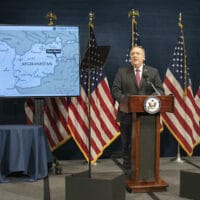 Jan. 12, 2021: Secretary of State Michael Pompeo delivers remarks at the National Press Club in Washington, D.C. (State Department, Freddie Everett)