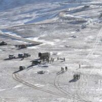 Disengagement between Chinese and Indian forces at the banks of the Pangong lake in Eastern Ladakh