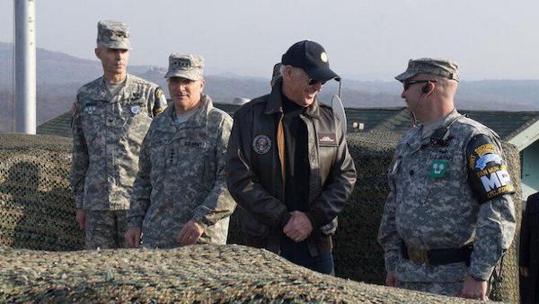 | Then Vice President Joe Biden visits US troops occupying Korea in 2013 Credit US ArmySgt Brian Gibbon | MR Online