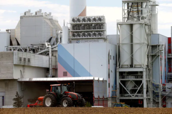 | A facility for capturing carbon dioxide from air on the roof of a waste incinerating plant in Hinwil Switzerland July 18 2017 This is one of the handful of demonstrator projects currently in operation REUTERSArnd Wiegmann | MR Online